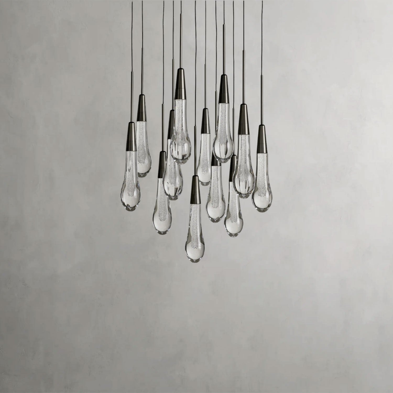 Soltaire Round Chandelier 17", 24", 36", 58"